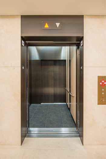 Thumbnail image of open elevator cab door at Metropolis  in Los Angeles, California