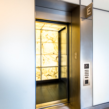 Thumbnail image of open elevator cab door at 680 Folsom  in San Francisco, California