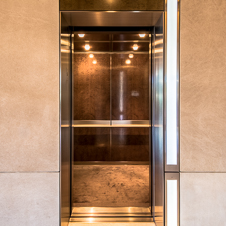 Thumbnail image of open elevator cab door at 3161 Michelson  in Irvine, California