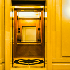 Thumbnail image of open elevator cab door at Four Seasons Hotel San Francisco  in San Francisco, California