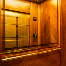 Thumbnail image of open elevator cab door at Four Seasons Hotel San Francisco  in San Francisco, California