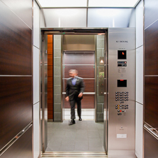 Thumbnail image of open elevator cab door at 301 Mission  in San Francisco, California